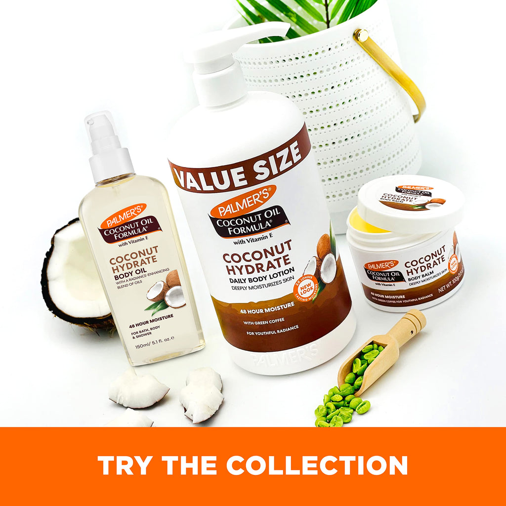 Palmer's Coconut Oil Formula Body Lotion for Dry Skin, Hand & Body Moisturizer with Green Coffee Extract & Vitamin E