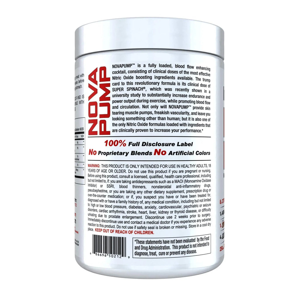 NOVAPUMP (Blueberry Lemonade) 11.29 ounces InnovaPharm Au supplements
