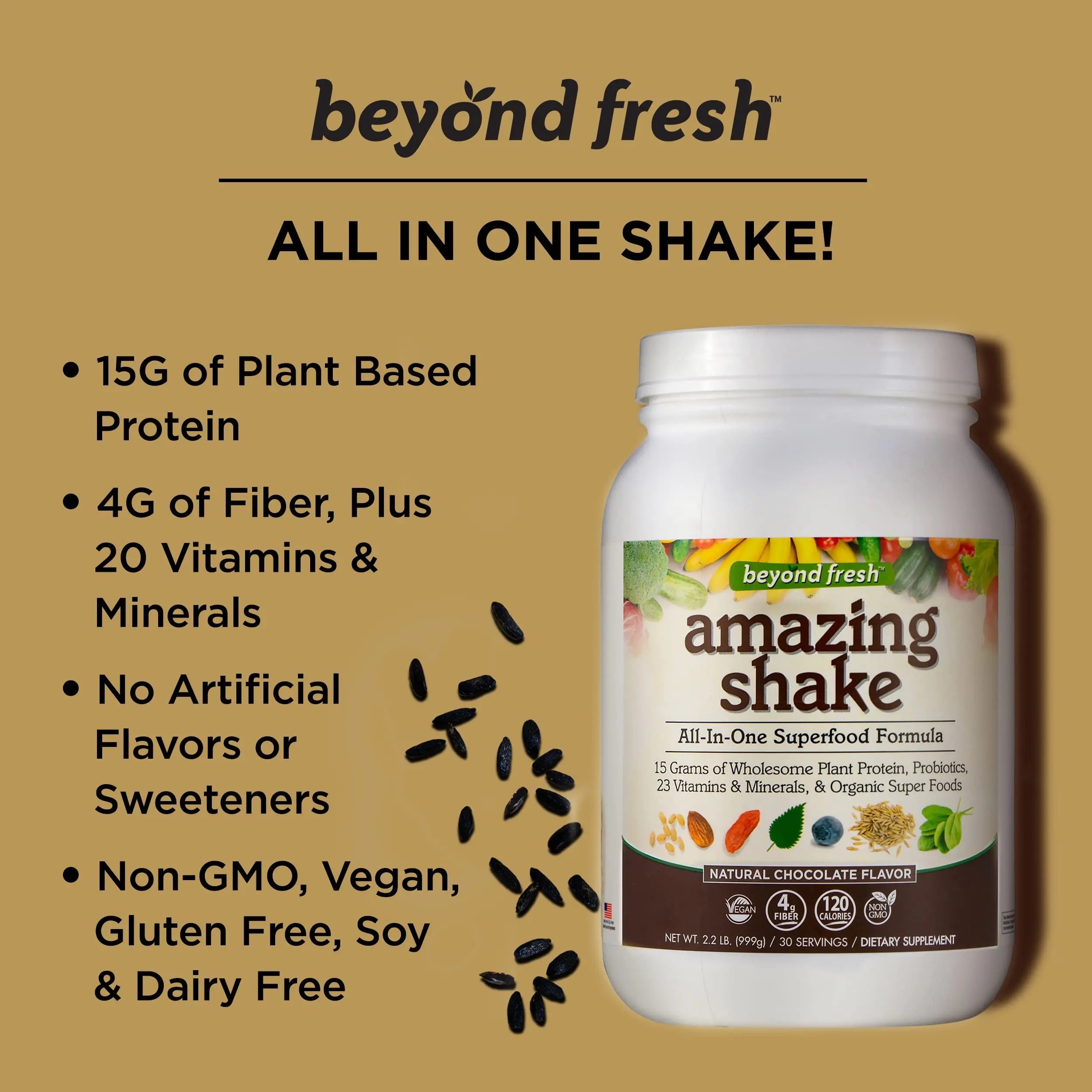 Beyond Fresh Amazing Shake, Superfood Formula, Plant Protein Based, Low Net Carbs Beyond Fresh Au supplements