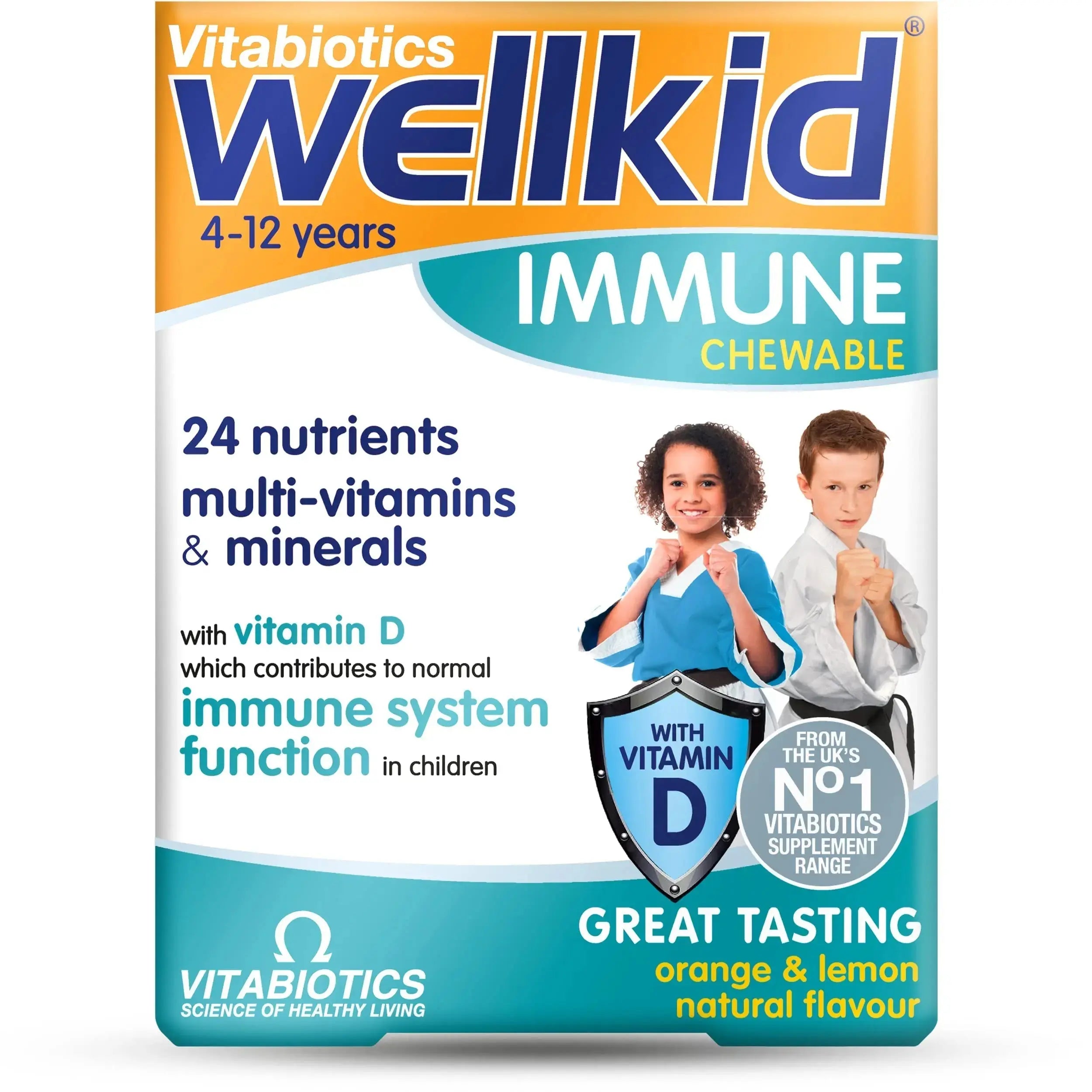 Vitabiotics Wellkid Immune Chewable 30 Tablets Wellkid Au supplements