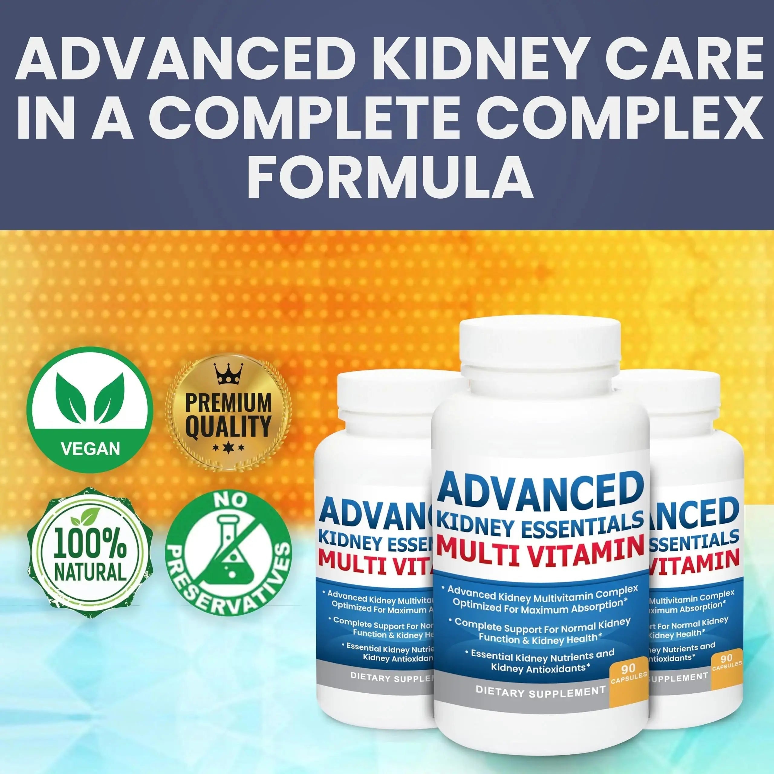 Advanced Kidney Essentials Multivitamin. Kidney Support Supplement for Complete Kidney Health. Kidney Health Supplement Kidney Restore Au supplements