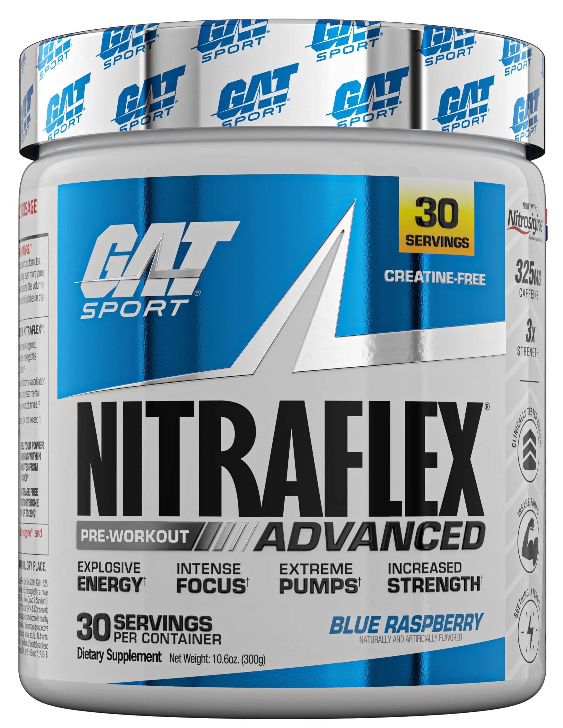 GAT SPORT Nitraflex Advanced Pre-Workout Powder, Increases Blood Flow GAT SPORT Au supplements