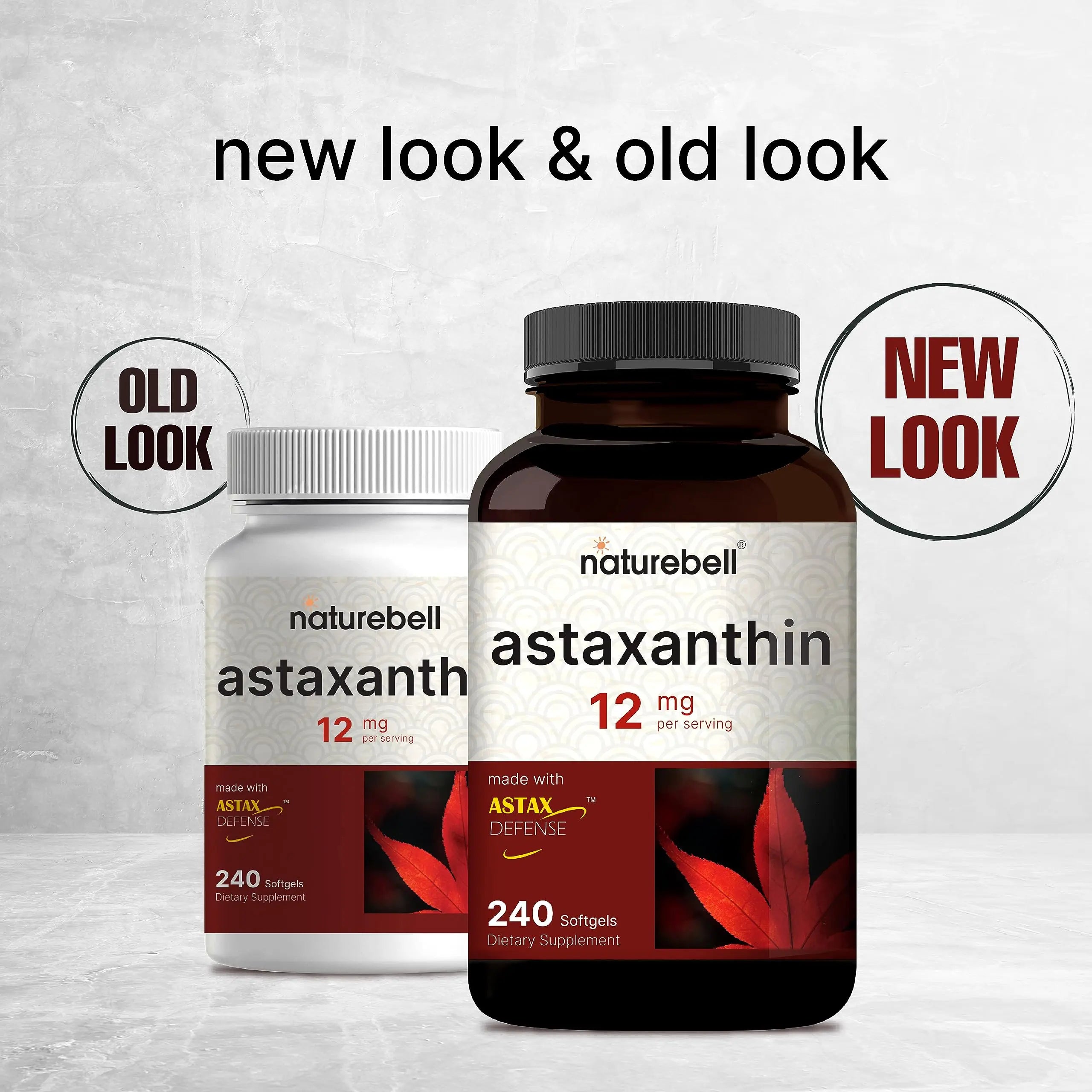 NatureBell Astaxanthin 12mg, 240 Softgels, Made with Astax, Max Strength NatureBell Au supplements