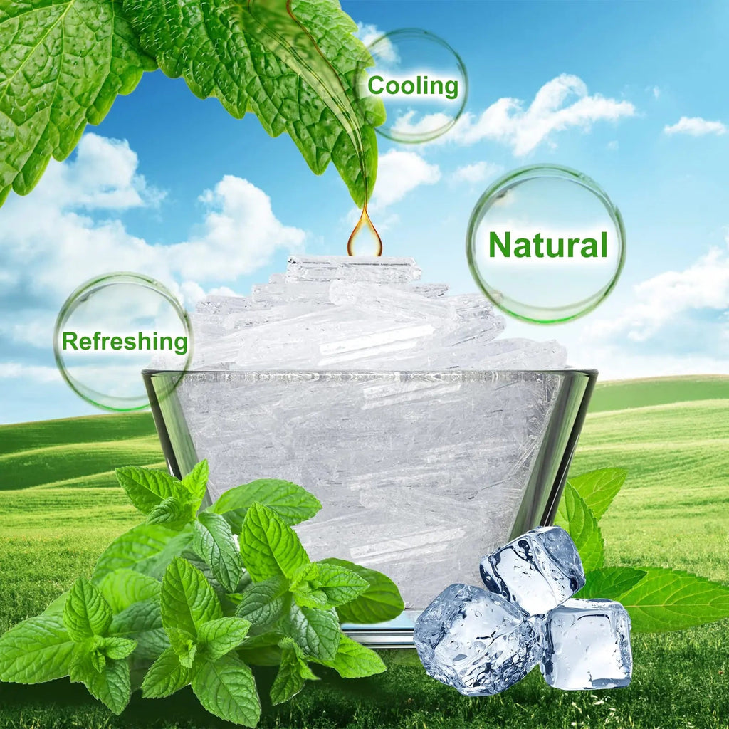 Viktairy Menthol Crystals 2 oz, 100% Pure Organic Mint Crystals | Great for Making Shower Steamers Viktairy Au supplements