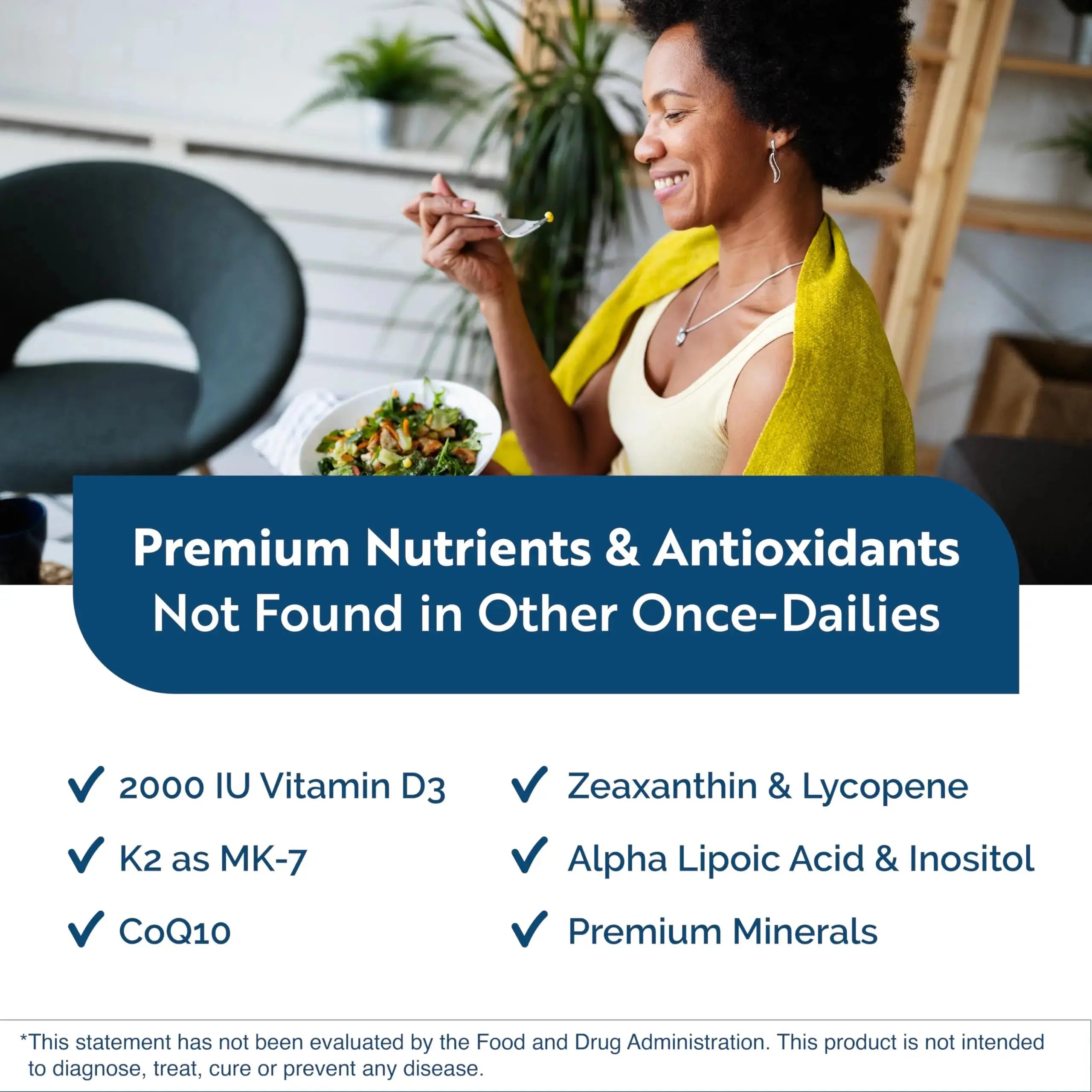 Researched Nutritionals Physician's Daily + D3 Supplement - Daily Multivitamin for Men and Women with Vitamin D3 2000iu Researched Nutritionals Au supplements