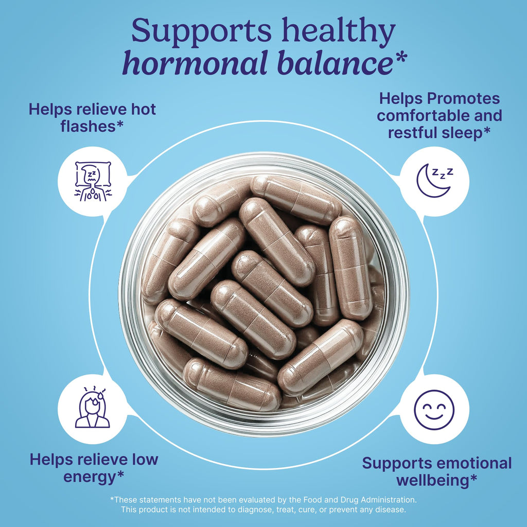 Santo Remedio Hormonal Balance for Women | Menopause Support for Hot Flashes, Night Sweats & Mood Swings | Hormone-Free Formula with Siberian Rhubarb, Chaste Tree & DIM | Doctor Juan Rivera Product Santo Remedio Au supplements