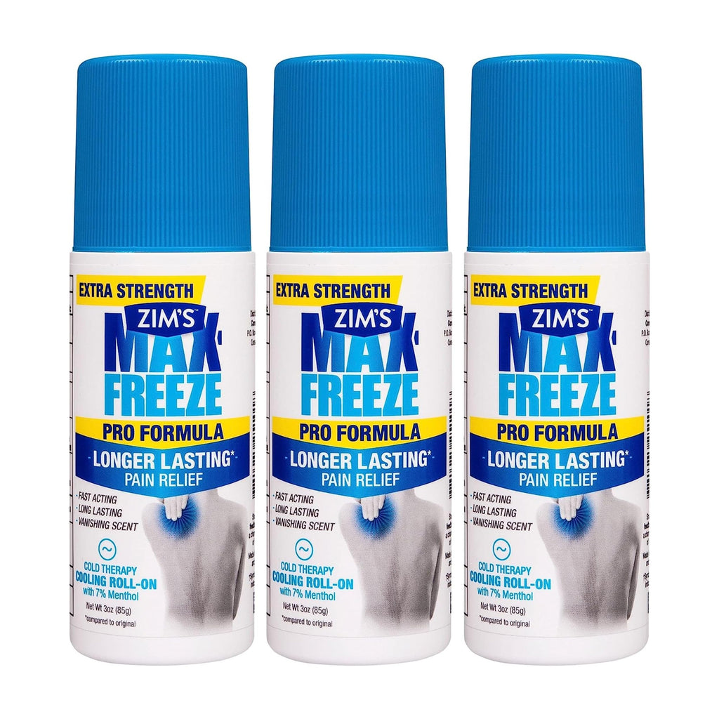 Zim's Max-Freeze Pro Formula Roll-on, 3Count Zim’s Max Au supplements