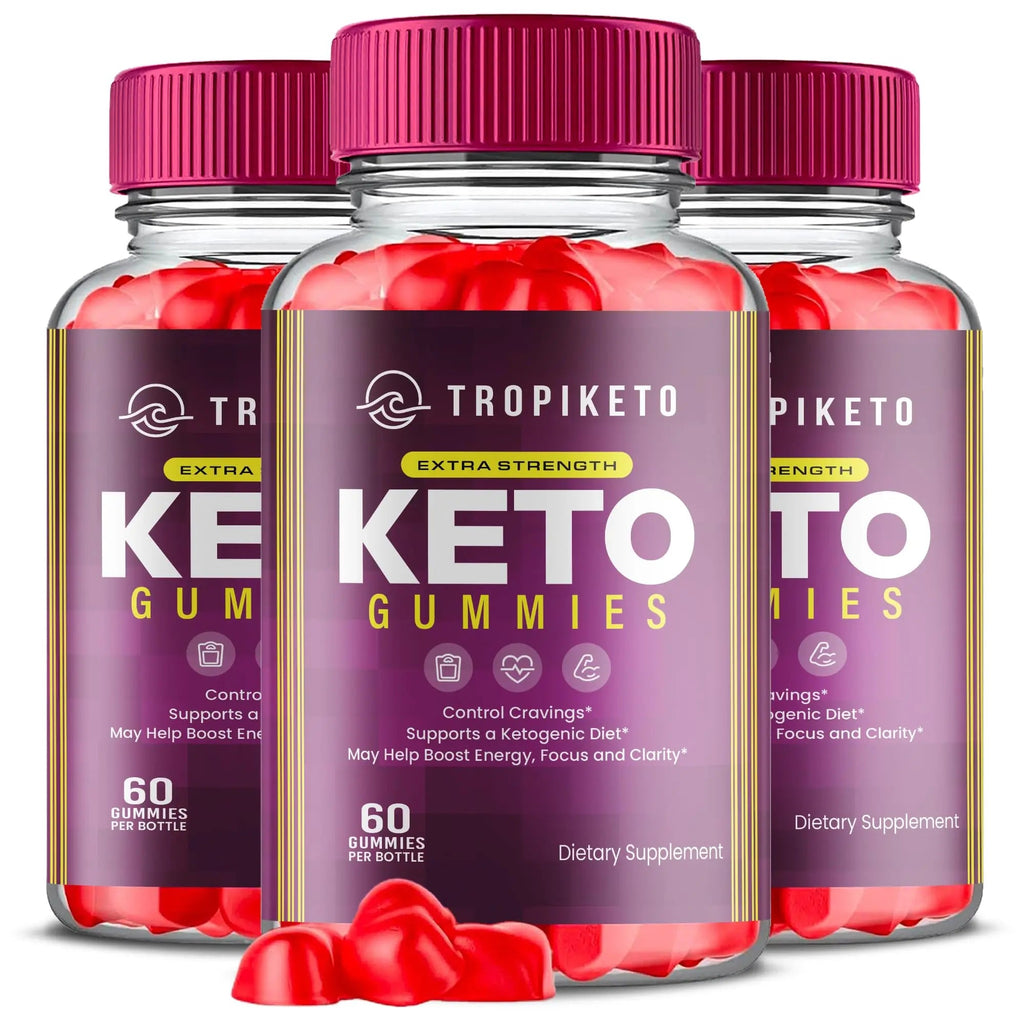 (3 Pack) Tropiketo Keto ACV Gummies, Tropiketo Keto, Tropiketo Gummies Advanced ACV Titan Labs Au supplements