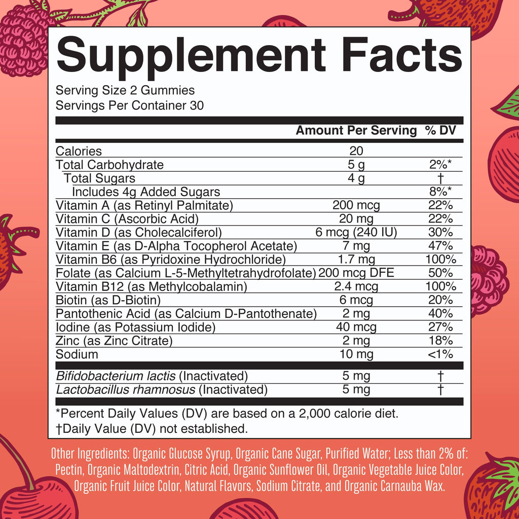Kids Vitamins by MaryRuth's | USDA Organic | Multivitamin Gummies + Postbiotics for Ages 4+ | Multivitamin for Kids with Lactobacillus Rhamnosus | Children’s Vitamins | Vegan | Non-GMO | 60 Count MARYRUTH'S Au supplements