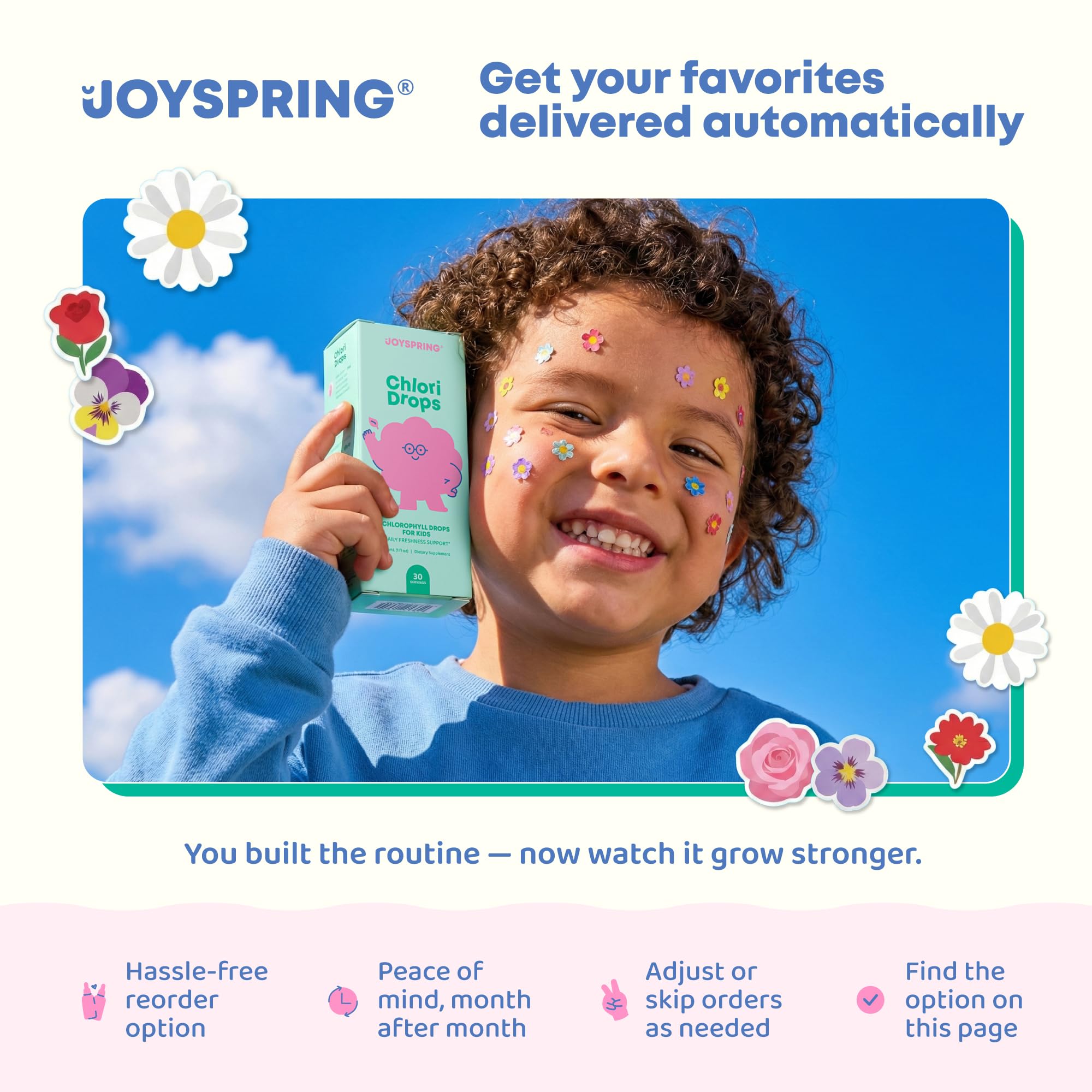 JoySpring Mood Magic for Kids – Natural Mood Support Pixie Sticks Candy with Saffron Extract, Magnesium Citrate & Vitamin D3