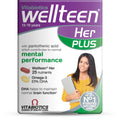 Vitabiotics Wellteen Her Plus Omega-3 - Advanced Nutritional Support for Teenagers and Young Women Ages 13-19 Wellteen Au supplements