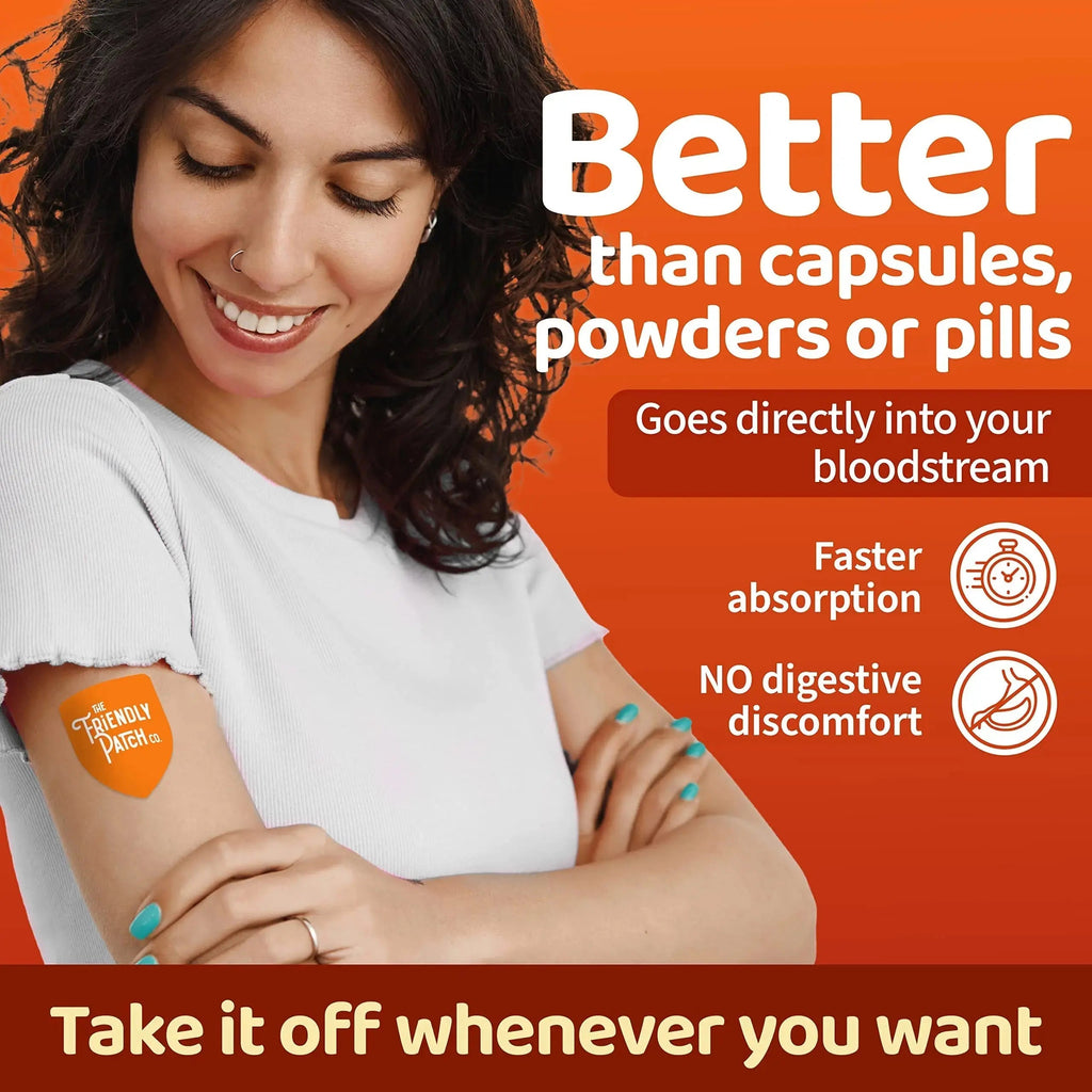 The Friendly Patch Shield Immunity Support Patch | Wearable Immune Boosters for Adults with Vitamin D3, C and Zinc The Friendly Patch CO. Au supplements