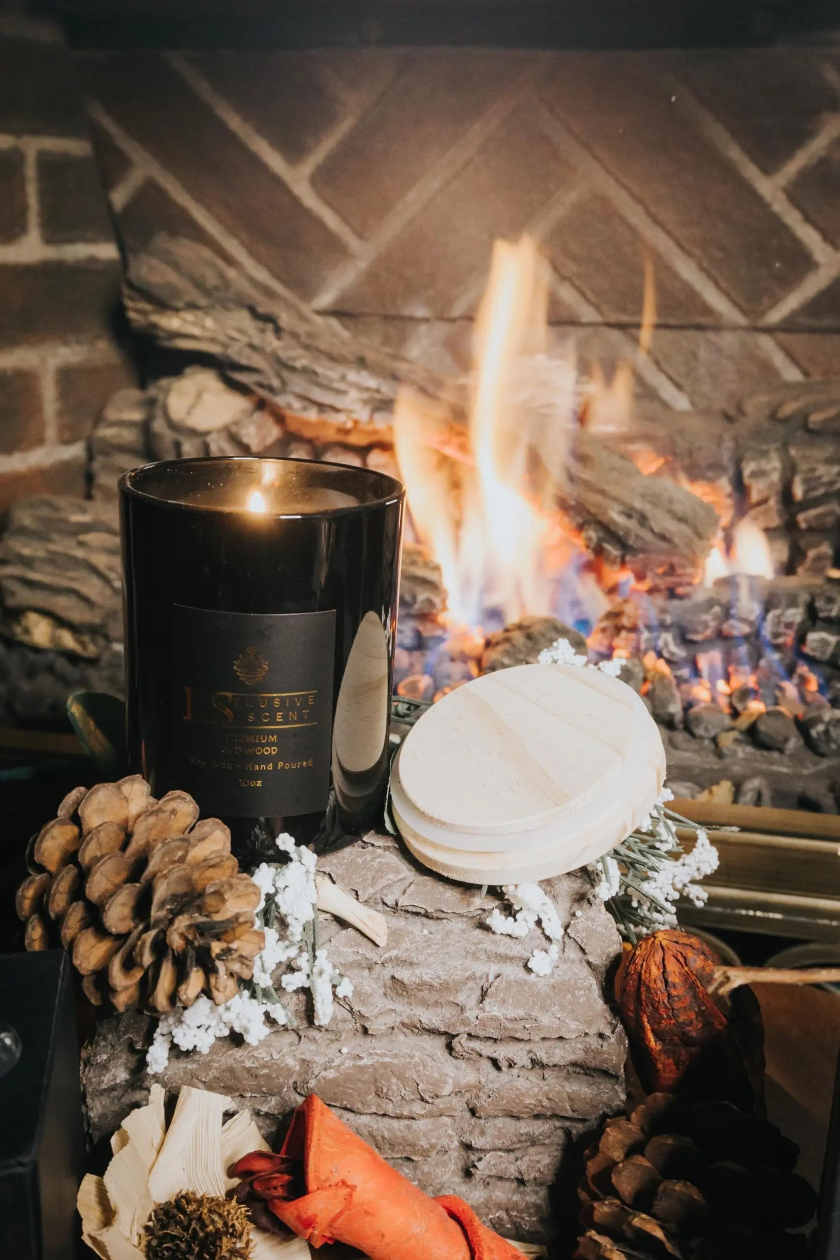 Oud Wood | 10oz | Premium Candle | Scented Candle | Aromatherapy | Essential Fragrance Oils Elusive Scent Au supplements