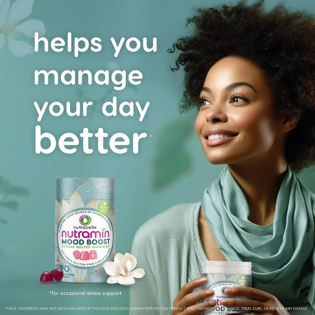 Nutracelle NUTRAMIN Mood Boost Multivitamin Gummy - Delicious & Yummy Anti-Stress Nutracelle Au supplements