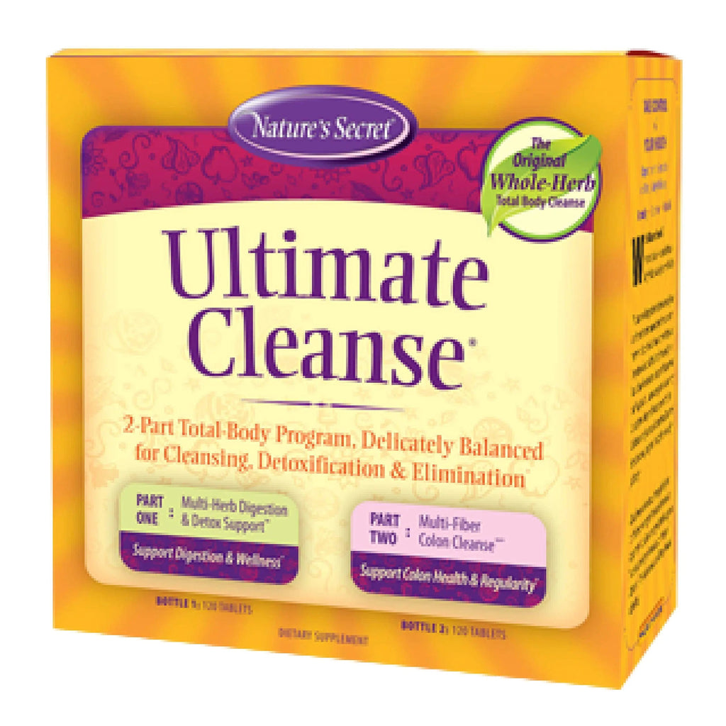 Nature's Secret Ultimate Cleanse 2-Part Total Body Detoxification & Elimination Supports Nature's Secret Au supplements