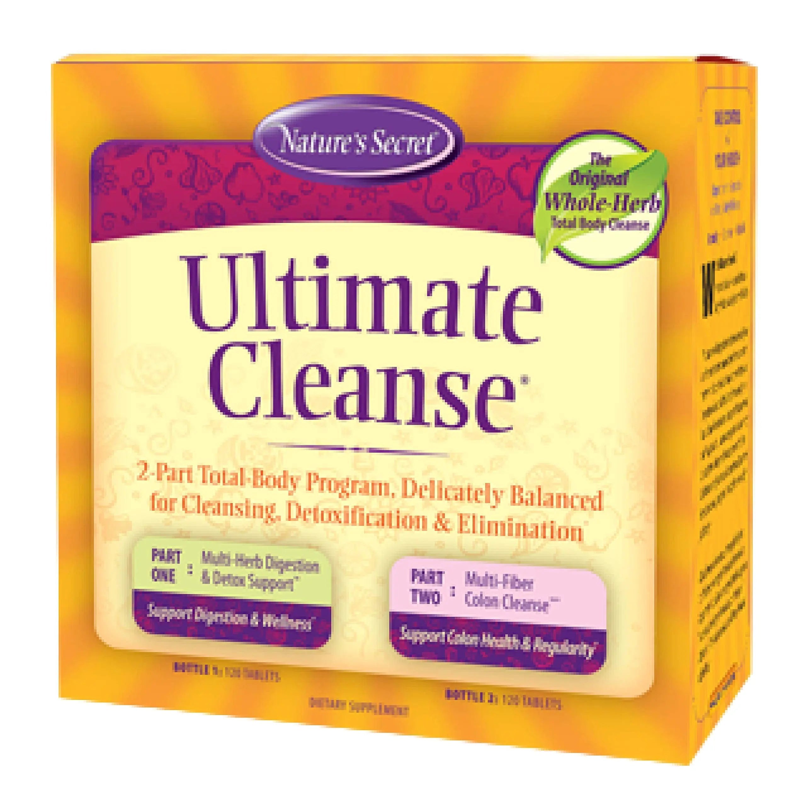 Nature's Secret Ultimate Cleanse 2-Part Total Body Detoxification & Elimination Supports Nature's Secret Au supplements