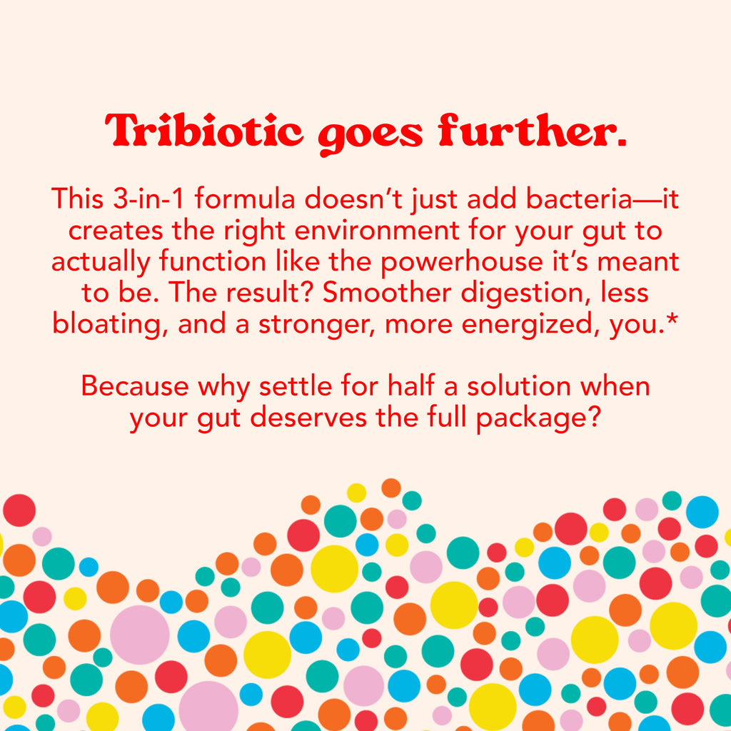 Let Loose Daily Tribiotic Pills - Probiotics, Prebiotics, and Postbiotics to Feed Your Microbiome and Support Smooth Daily Digestion, Gut Health,