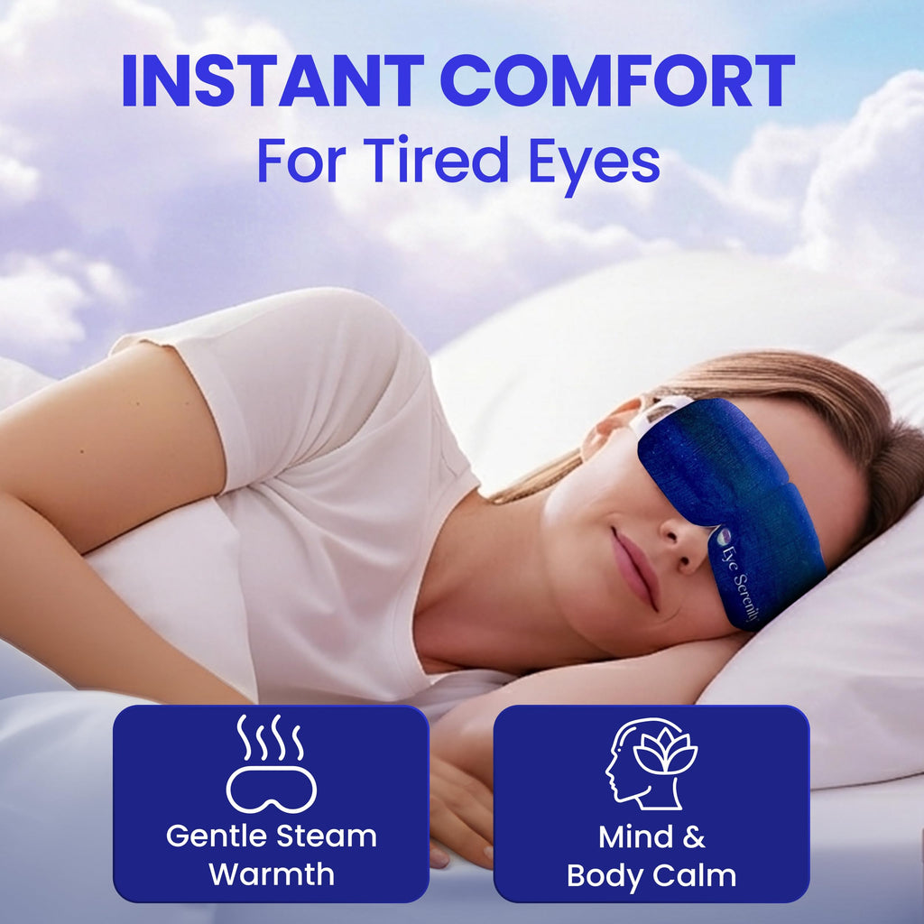 Steam Eye Mask, Self Heating Warm Compress for Dry Eyes I Heated Fast Relief for Stye, Puffy Sensitive Eyes, Moist Heat, Easter Basket Stuffers