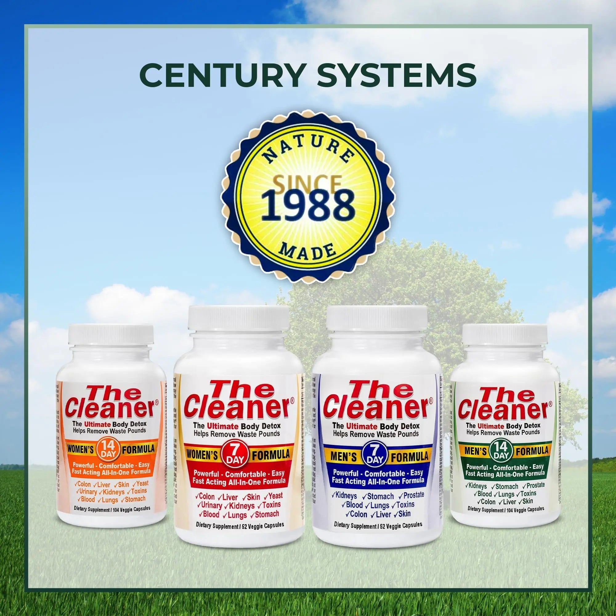 Century Systems The Cleaner Detox, Powerful 14-Day Complete Internal Cleansing Century Systems Au supplements