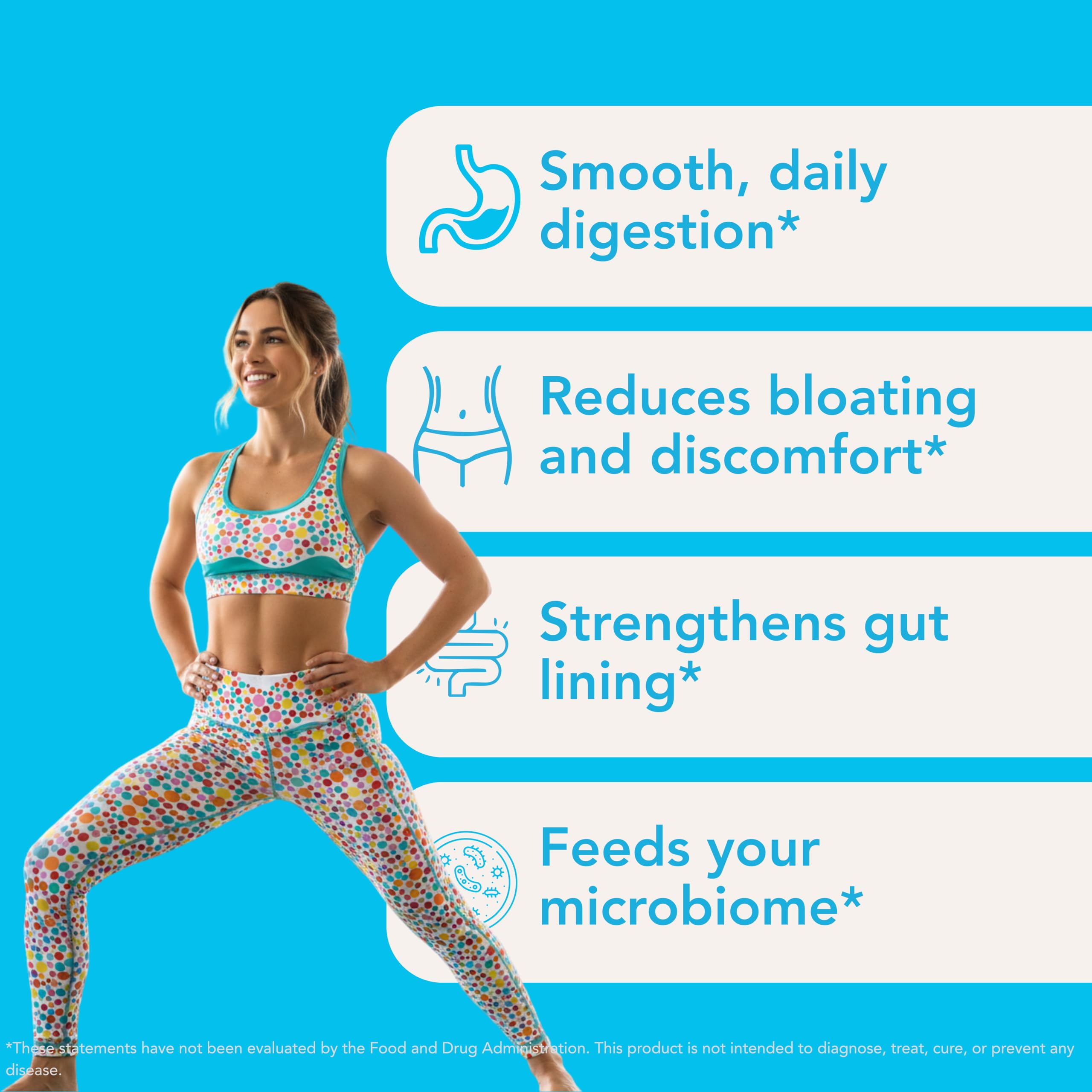 Let Loose Daily Tribiotic Pills - Probiotics, Prebiotics, and Postbiotics to Feed Your Microbiome and Support Smooth Daily Digestion, Gut Health,