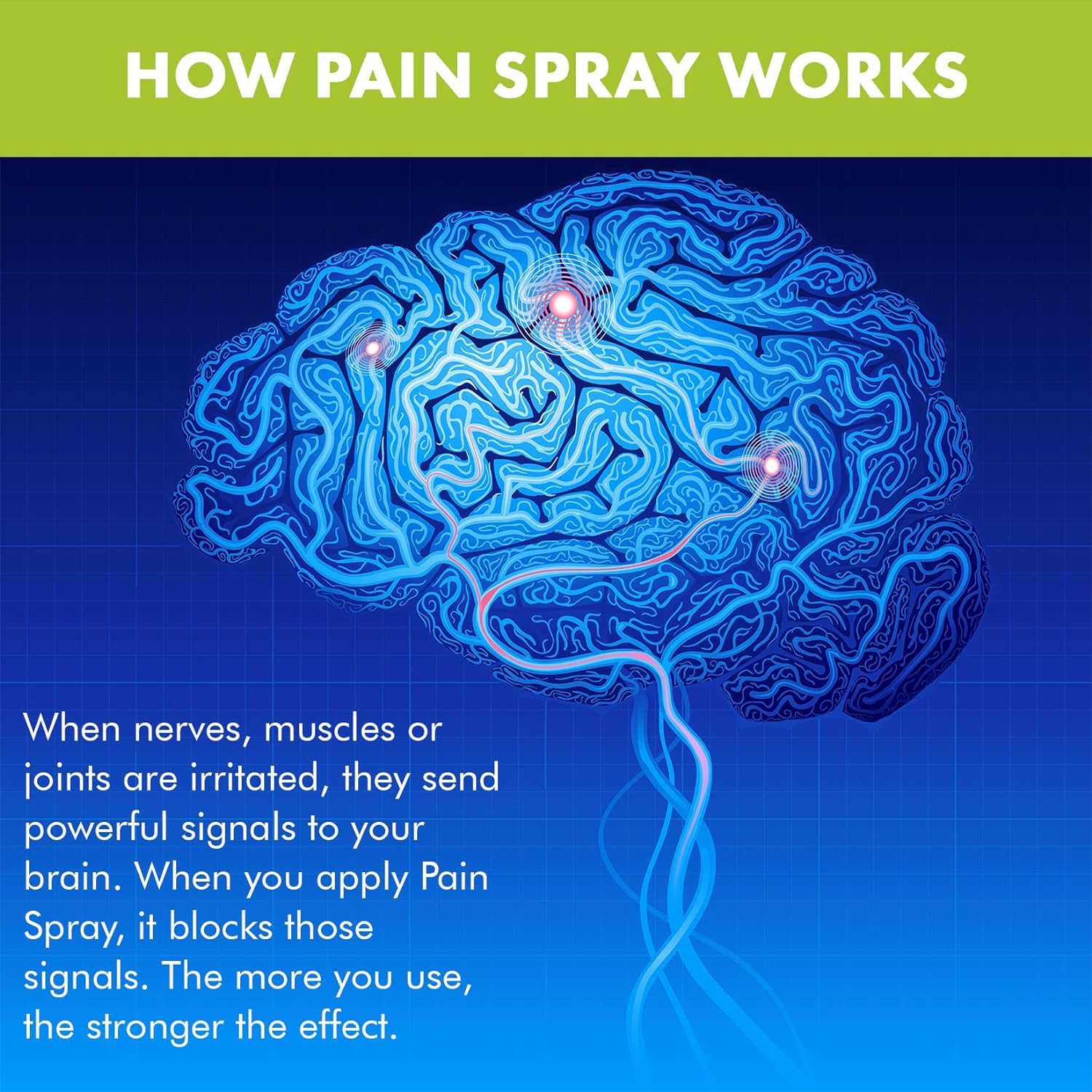 Premiere's Pain Spray All-Natural Menthol & Peppermint Oil Herbal Blend for Joint and Nerve Pain, Muscle Soreness, Sprains, Cramps, Sports Injuries, Back Pain & Neck Shoulder Aches - One Pack Premiere's Pain Spray Au supplements