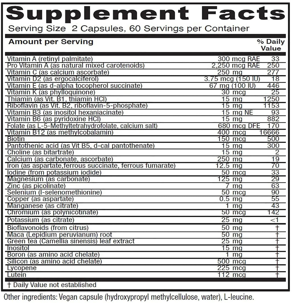 Vitanica FemTeen Symmetry, Vitamins for Teens Daily Multivitamin, Vegan, 120 Capsules Vitanica Au supplements
