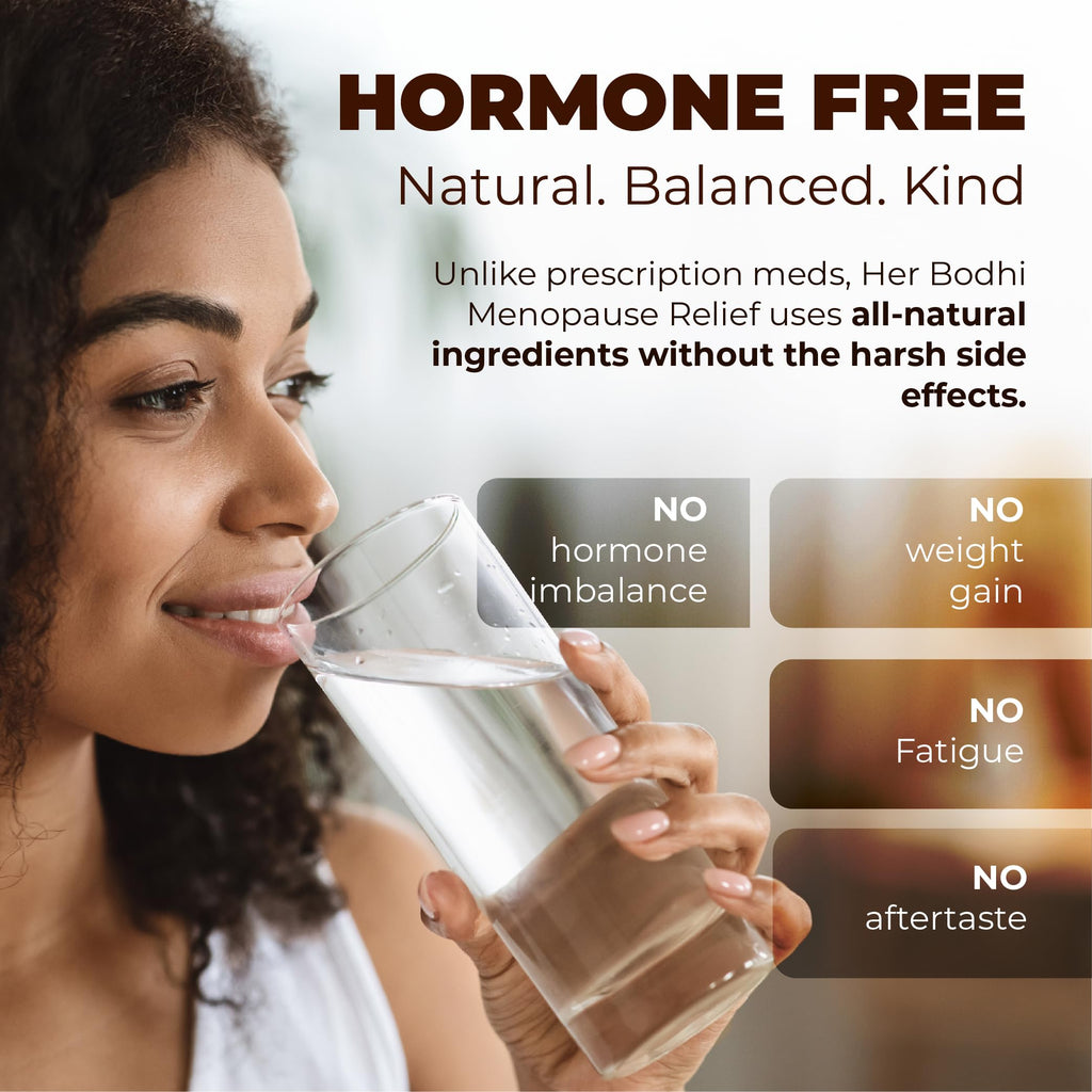 Her Bodhi Meno- Menopause Hormonal Balance for Women, Estrogen Soy Isoflavones Menopause Supplement for Women | with Ashwagandha & Black Cohosh | Hot Flashes Menopause Relief (60 Capsules) Her Bodhi Au supplements
