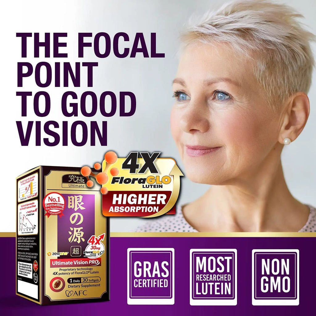 AFC Japan Ultimate Vision PRO - Eye Formula with FloraGLO Lutein 4X AFC Au supplements