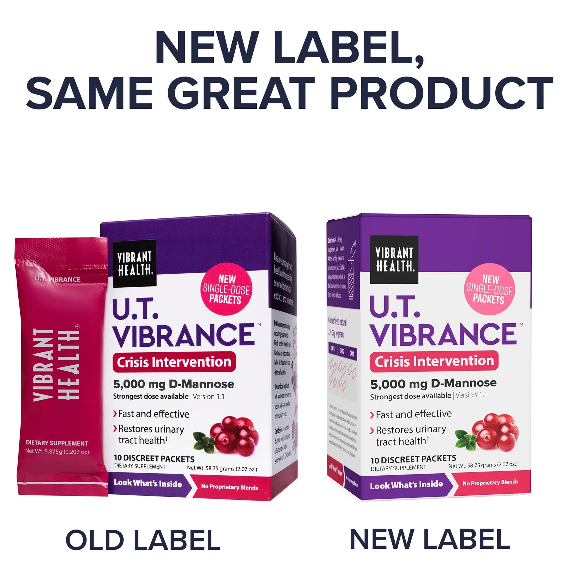 Vibrant Health, U.T. Vibrance Stick Packs, Crisis Intervention for Urinary Tract Health, 10 Servings Vibrant Health Au supplements