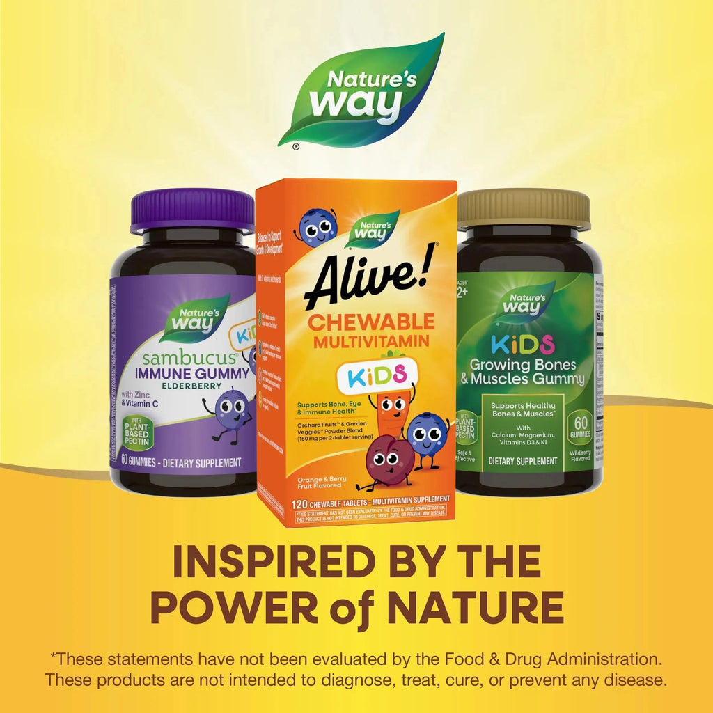 Alive! Children's Multi-Vitamin Chewable - 120 Chewable Tablets by Nature's Way Nature's Way Au supplements