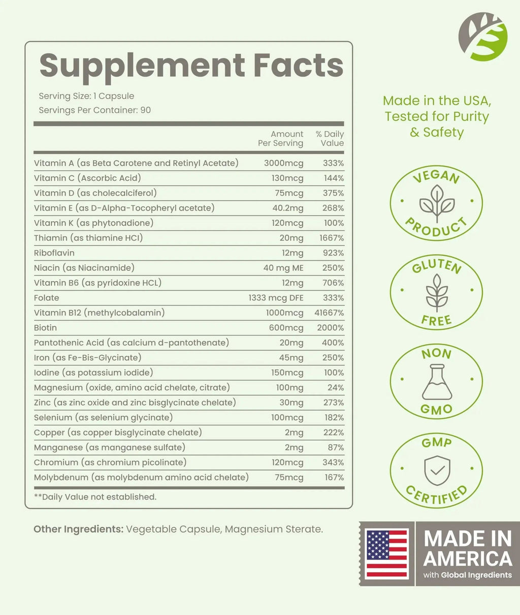 BariSlim Advanced Once Daily Bariatric Multivitamin Capsule - 45 mg of Iron - Bariatric Vitamin for Post Bariatric Surgery Including BariSlim Au supplements