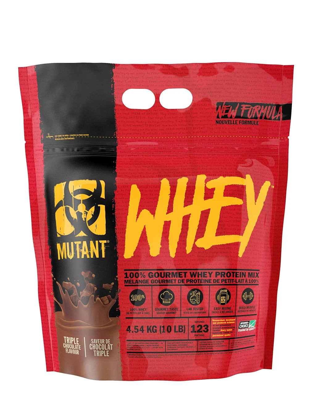 Mutant Whey – 100% Whey Protein Powder, Gourmet Taste, 22g of Protein, 10.4 g EAAs, 5 g BCAAs Mutant Au supplements