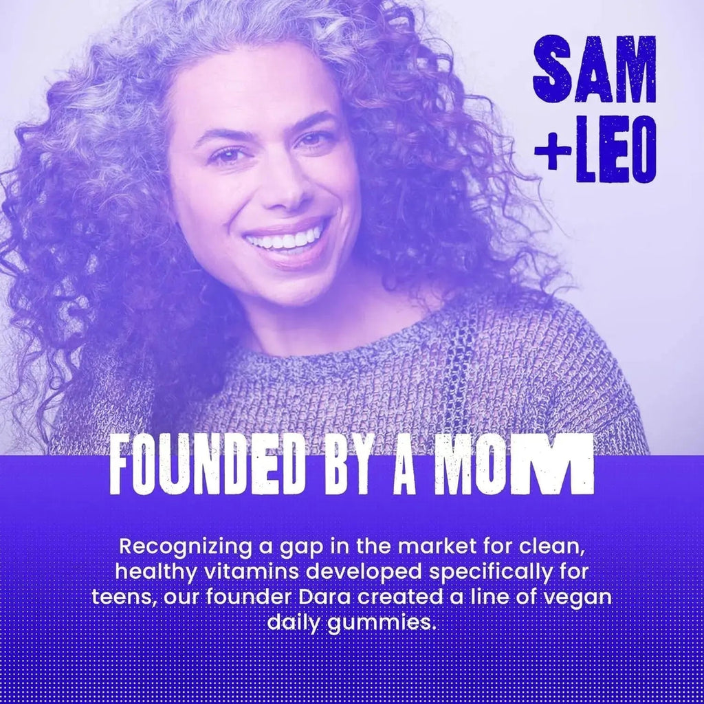 SAM+LEO Vitamin B Complex Gummies with Biotin for Kids & Teens - Caffeine-Free Focus & Energy Support Supplement Gummies | SAM+LEO Au supplements