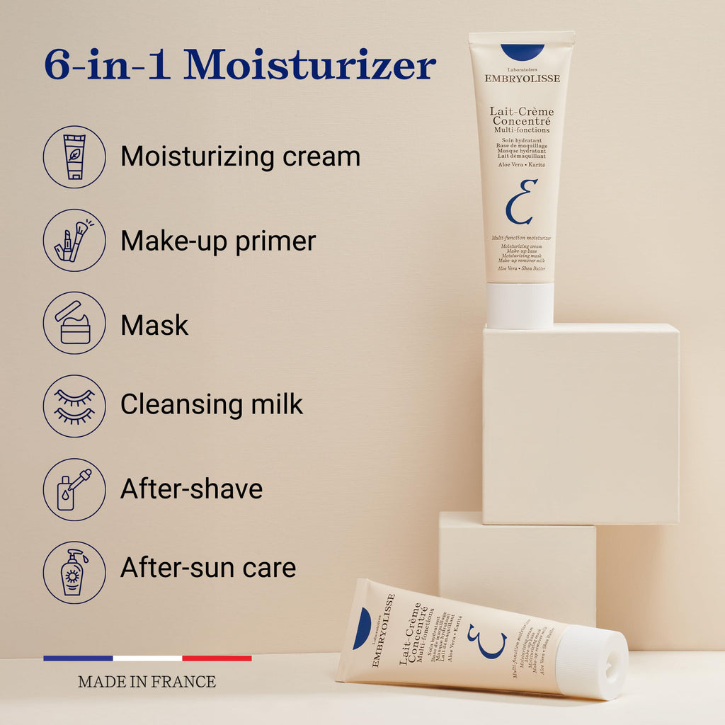 Embryolisse Lait-Crème Concentré Face Moisturizer and Makeup Primer, French Face Cream With Shea Butter & Aloe Vera, 1.01 Fl Oz Embryolisse Au supplements