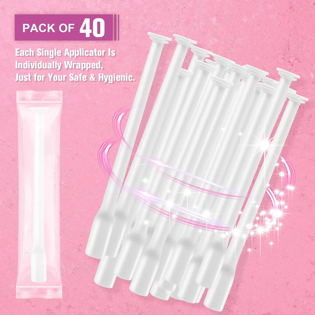Nieteyrue (40 Packs) Disposable Vaginial Applicators Individually Wrapped Hygienic Fit Nieteyrue Au supplements