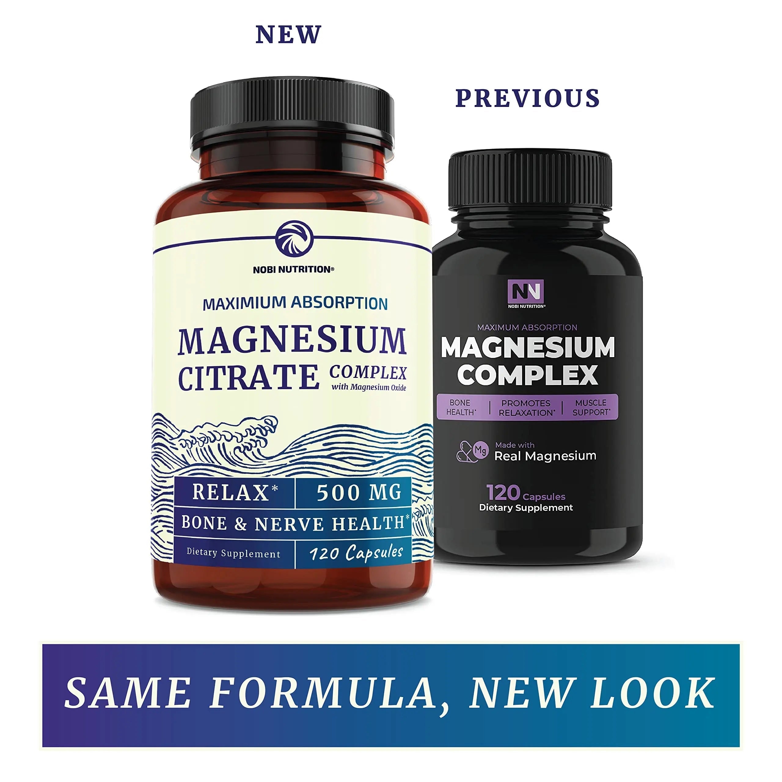 Magnesium Citrate Complex 500 MG for Calm, Relaxation, Constipation & Digestion Nobi Nutrition Au supplements