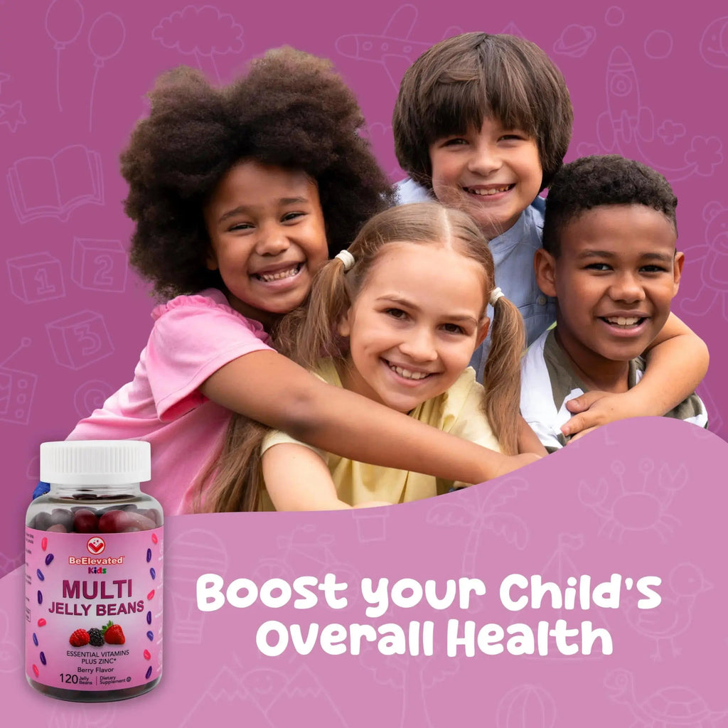 BeElevated Kids Multivitamin Gummies – Tasty Berry-Flavored Zinc Gummies for Children & Adults – Vegetarian, Gluten-Free BeElevated Au supplements