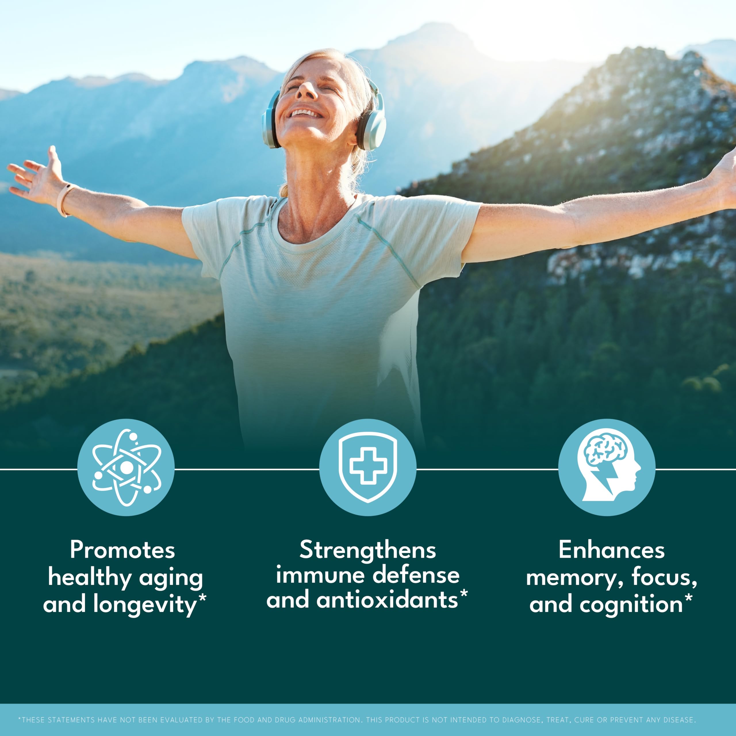 NEW AGE NAD+ Supplement Complex – NAD+ 300 mg with Astaxanthin, Urolithin A, Resveratrol, CoQ10 & Antioxidant Blend – Cellular Energy, Support or Women & Men – Vegan, Non-GMO- 120 Count NEW AGE Au supplements