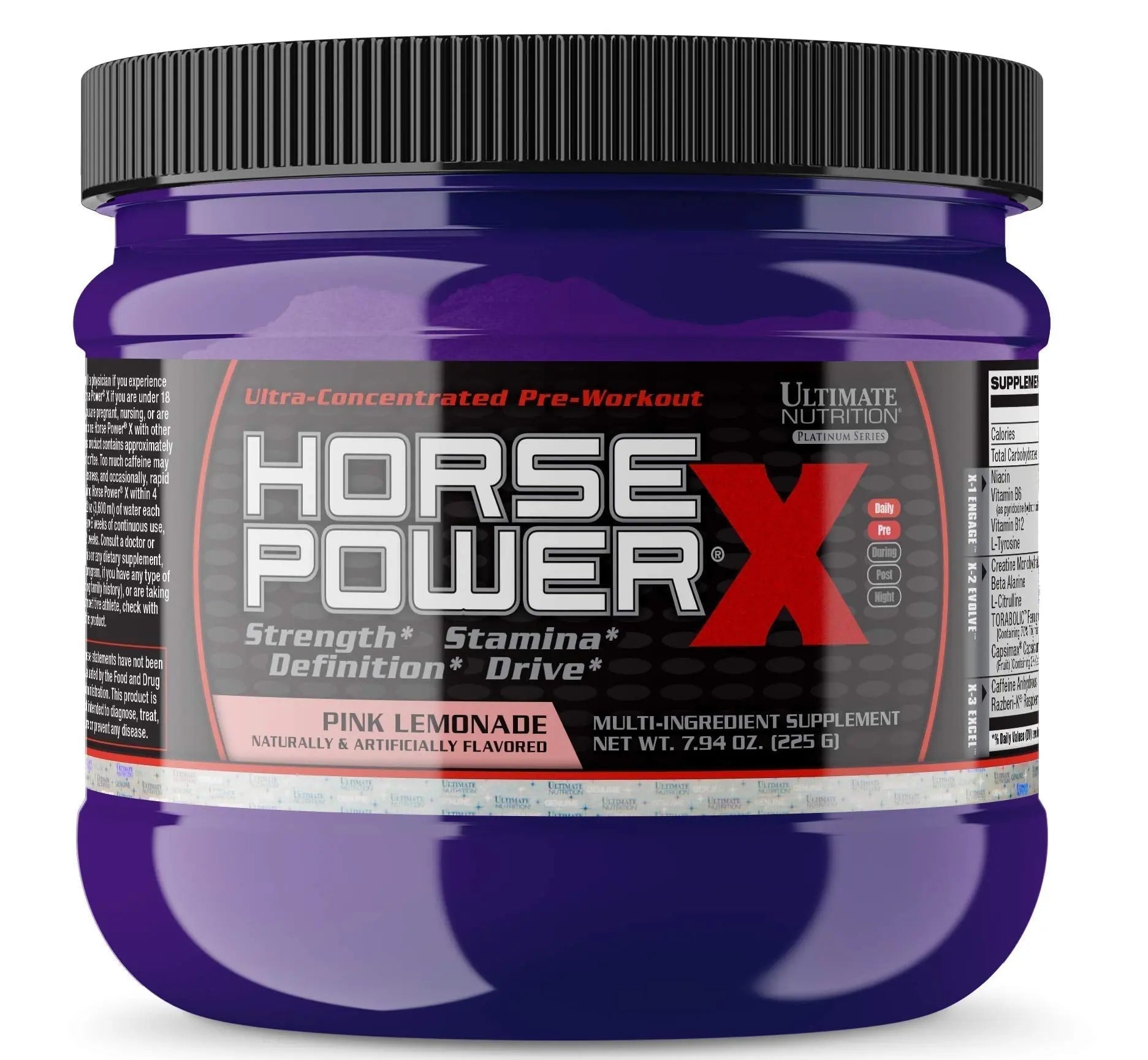 Ultimate Nutrition Horse Power X, Concentrated Pre Workout Supplement, Creatine Ultimate Nutrition Au supplements