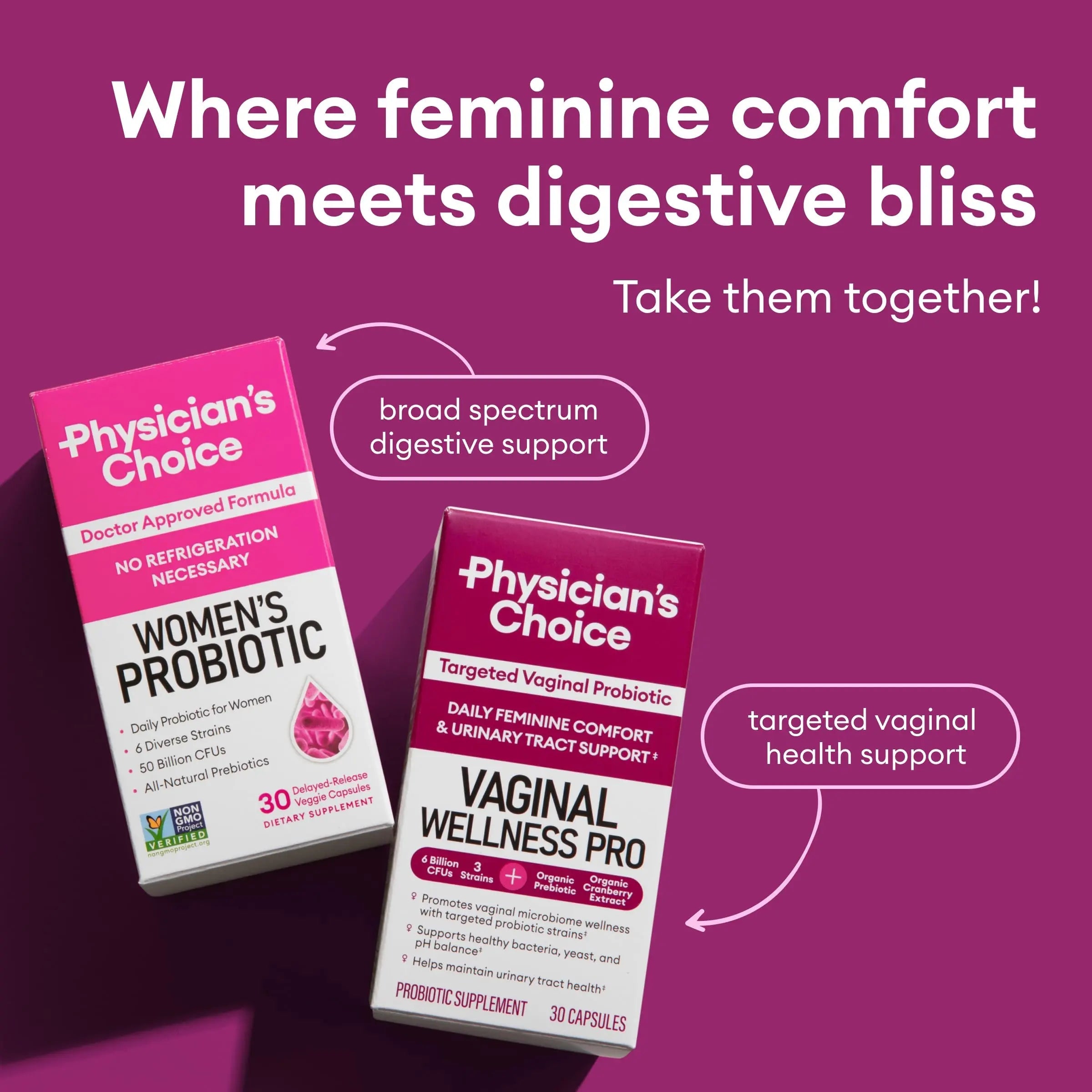 Physician's Choice Vaginal Probiotics for Women - Unique with Licorice Root - PH Balance Physician's Choice Au supplements