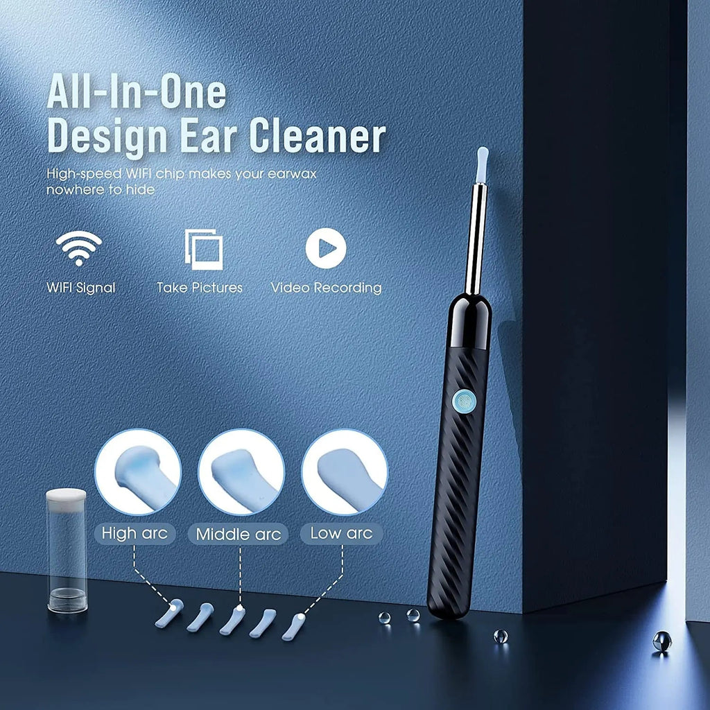 Ear Wax Removal - Earwax Remover Tool with 8 Pcs Ear Set - (Grey) LEIPUT Au supplements