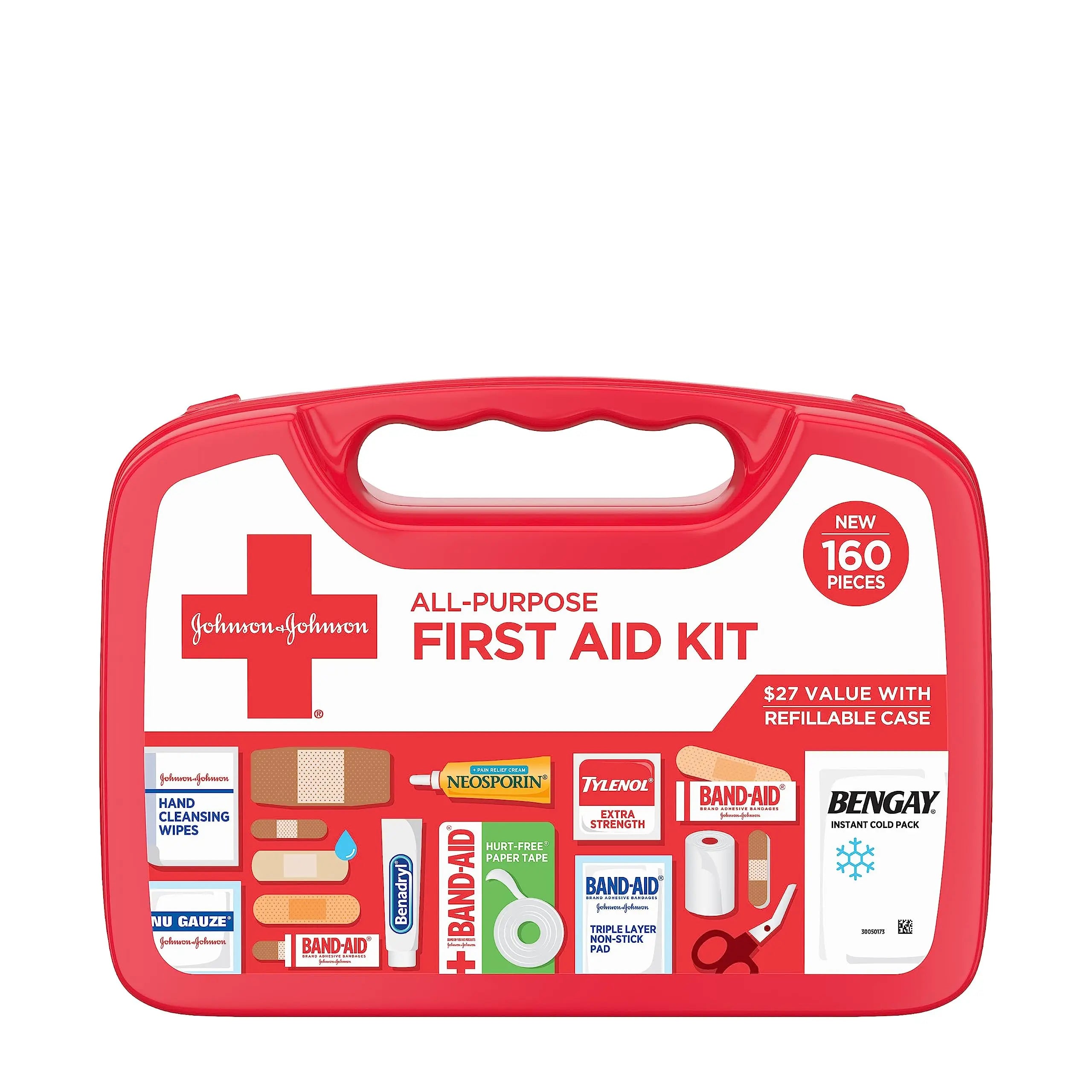 Johnson & Johnson All-Purpose Portable Compact First Aid Kit for Minor Cut Johnson & Johnson Au supplements