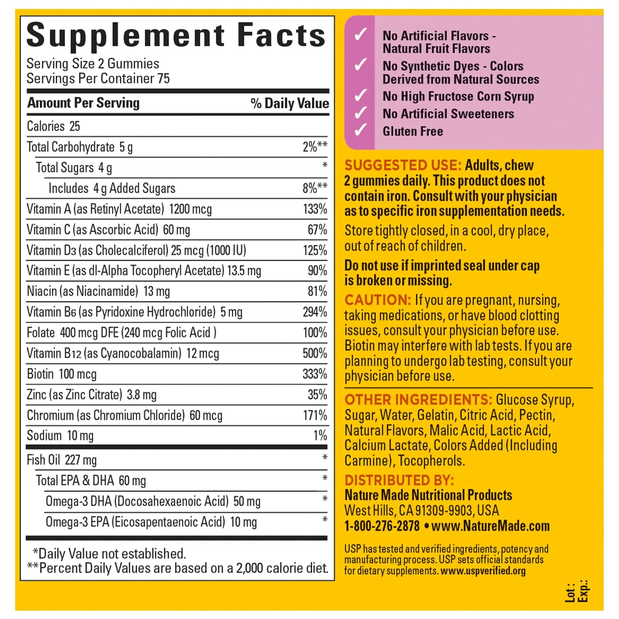 Nature Made Womens Multivitamin with Omega-3, Multivitamin for Women Nature Made Au supplements