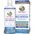 MaryRuth Organics Liquid Nighttime Multimineral | No Melatonin | Bedtime Routine | Magnesium Citrate | Calcium | Zinc | Vitamin D3| Available in 4 Flavors - Vegan | Sugar Free | Gluten Free | 32 Oz MARYRUTH'S Au supplements