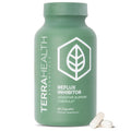 Terra Health Essentials Reflux Inhibitor - Digestive Supplement for Stomach Comfort, Acid Balance & Nutrient Absorption - Betaine HCL with Pepsin