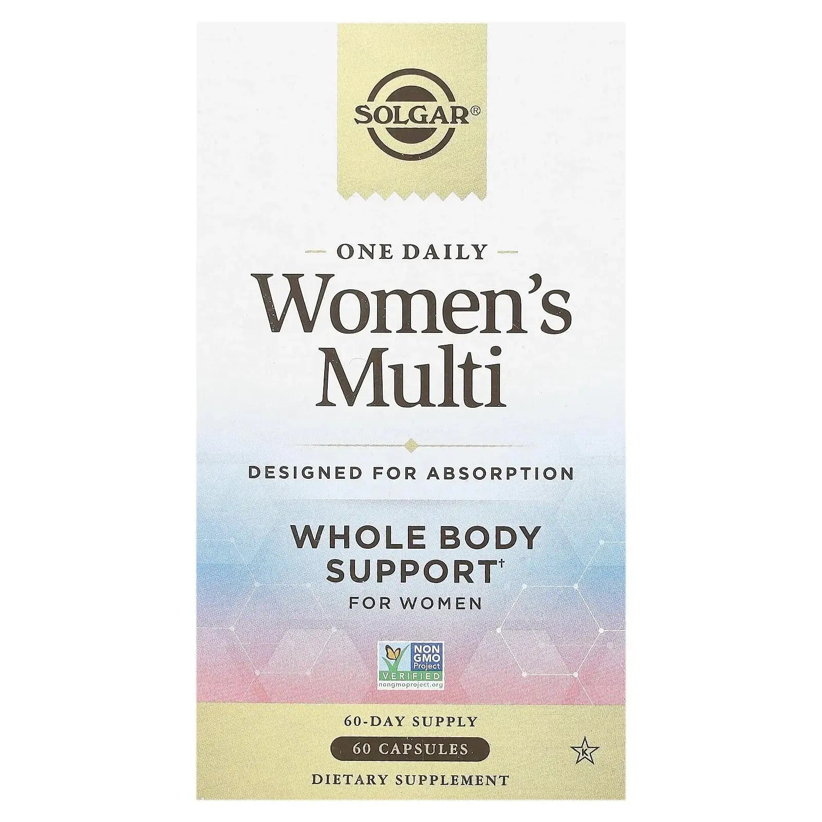 Solgar One Daily Women's Multi Whole Body Support Highly Absorbable Delayed Release Vitamin for Women, Supplement for Immune, Heart, Energy Solgar Au supplements