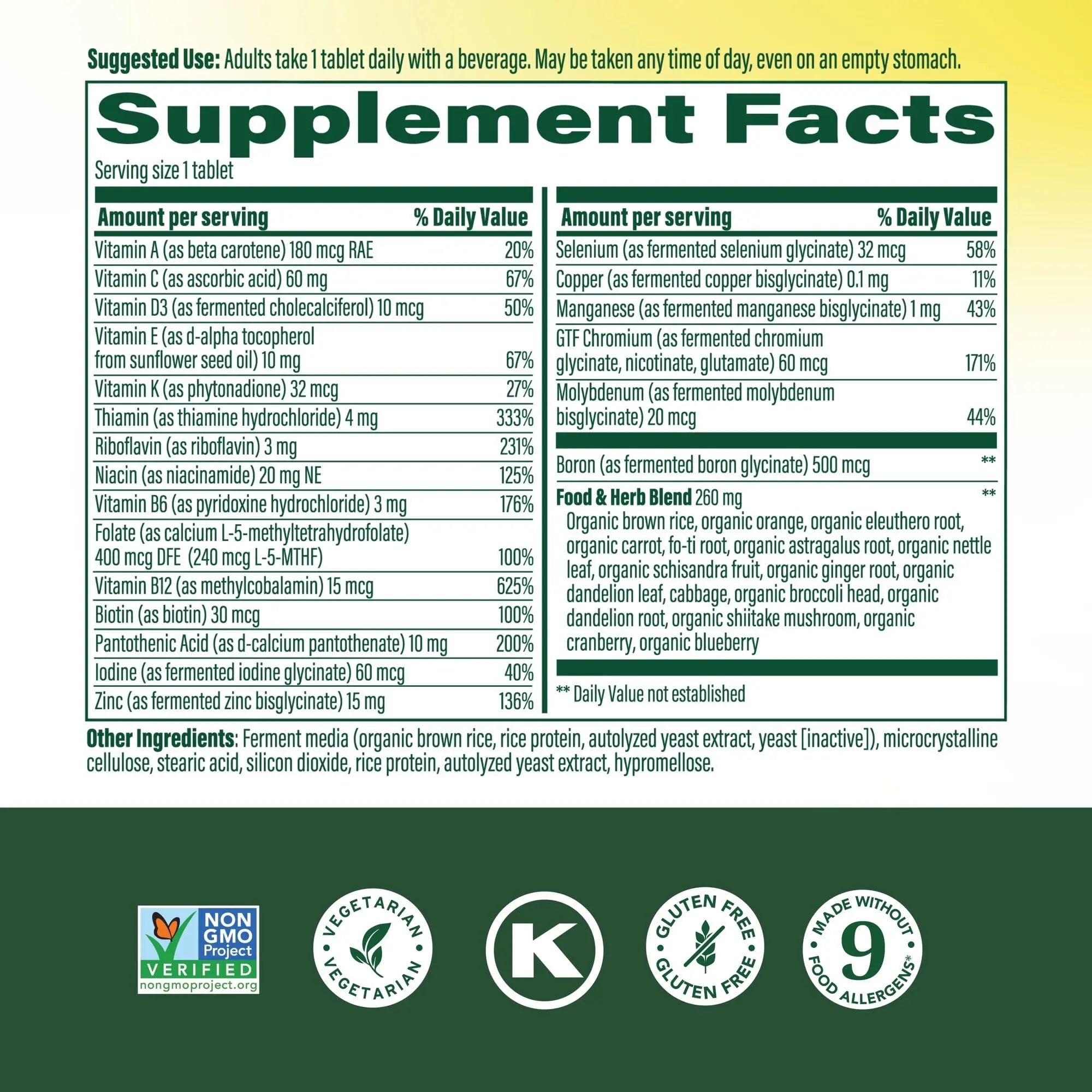MegaFood One Daily Mens Multivitamins - Multivitamin for Men - Vitamin C, Vitamin D3 & Vitamin B12 - Muscle, Energy Metabolism & Immune Support MegaFood Au supplements