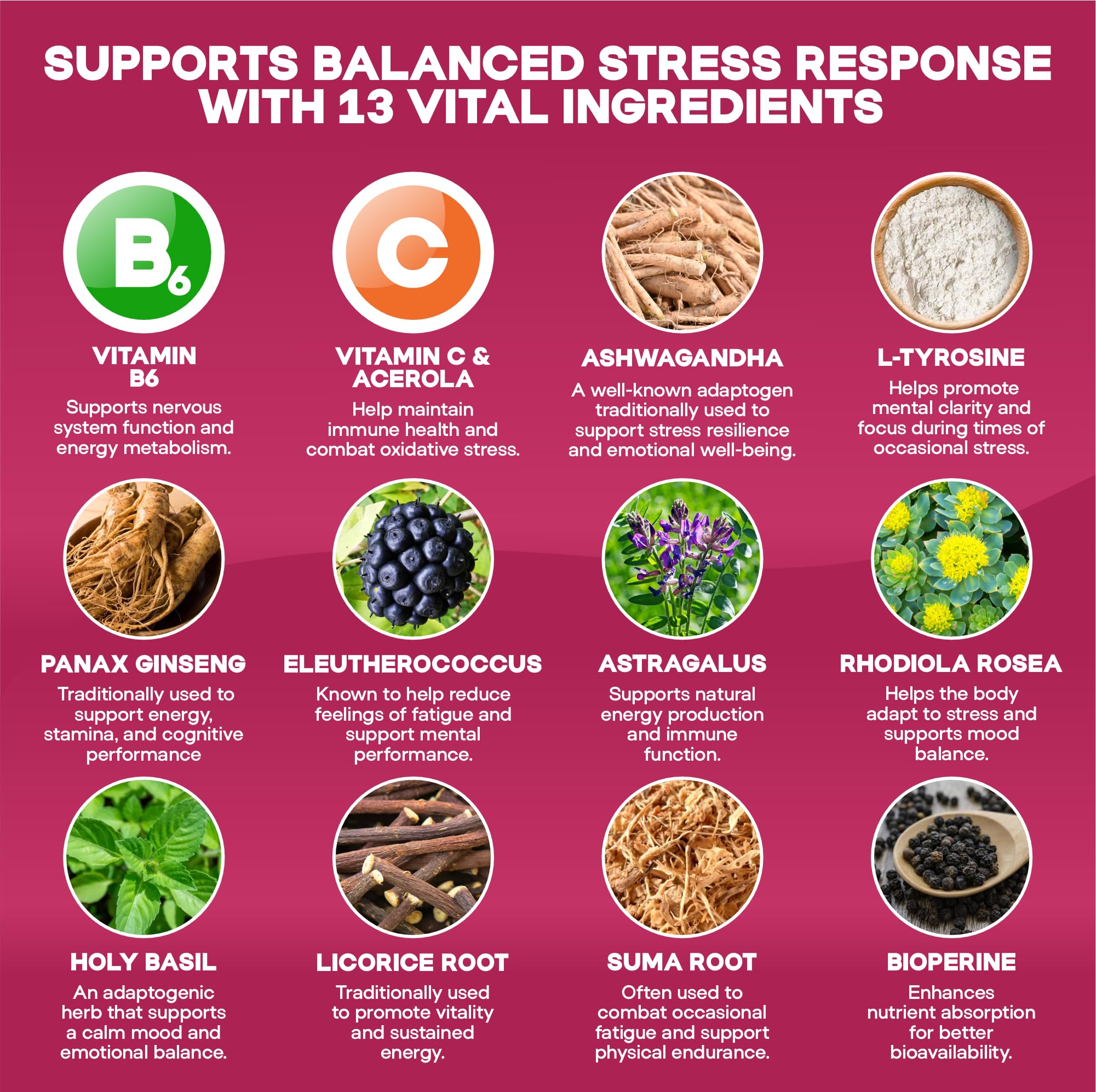 HerbaMe Cortisol Manager Supplement and Balance Mood with Ashwagandha & L-Tyrosine, 120 Capsules, Helps Maintain Healthy Energy Levels and Stress Relief, Fatigue Reducer Pills HerbaMe Au supplements
