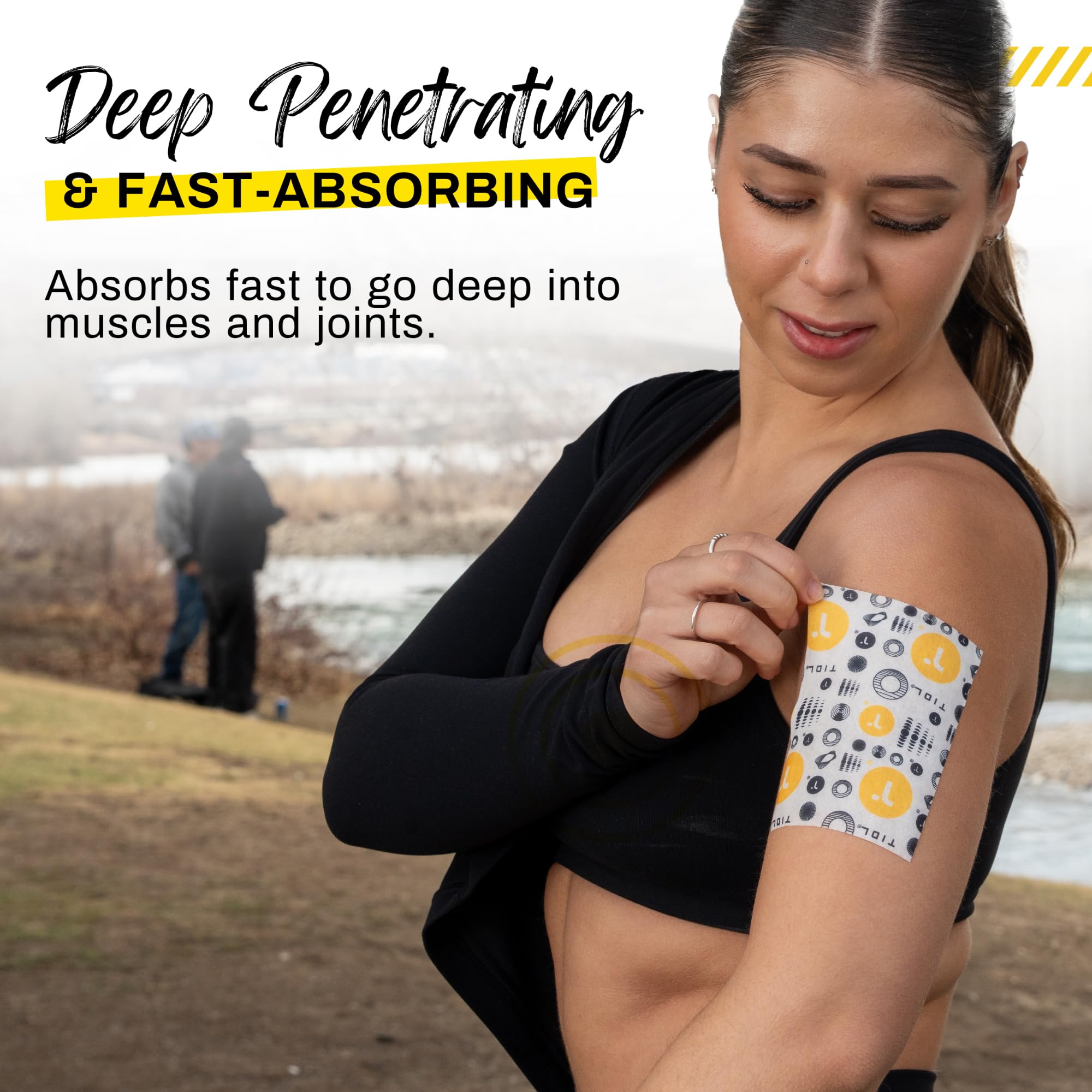 TIDL Recovery Patches, 20 Count, Maximum Strength for Targeted Back Pain, Joint & Muscle Pain Relief, Immediate Numbing & Soothing, Non-Stick Adhesive for Easy Application & Removal TIDL Au supplements