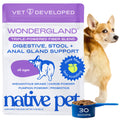 Native Pet WonderGland - Dog Anal Gland Supplement - Promotes Firm Stools, Natural Gland Expression to Help Reduce Scooting - Fiber Food Topper with Miscanthus Grass, Pumpkin & Probiotics - 30 Scoops Native Pet Au supplements